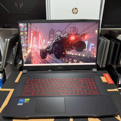 MSI GF76 KATANA 11UD / i7-11800H (~4.60Ghz, 16CPU) / NVIDIA® GeForce® RTX 3050Ti (4GB) / 17.3″ FHD IPS 144Hz / RAM 16GB 3200Mhz / SSD 512GB